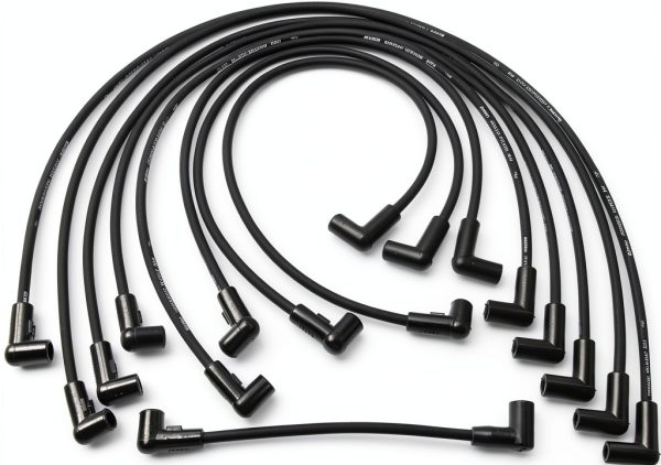 Spark Plug Wire Set ACDelco 9618V Heat Resistant Silicone Black-0