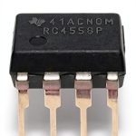 RC4558P TI Dual Amplifier IC DIP-8 Pack of 20 Low Noise-0
