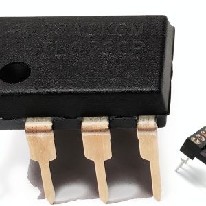 TL072CP IC Operational Amplifier & 8-Pin DIP Sockets with Machined Contact Pins (Pack of 12)-0