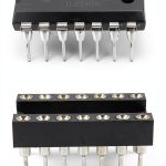TL074CN TL074 Quad Low-Noise JFET-Input Operational Amplifier IC & 14-Pin DIP Sockets with Machined Contact Pins (Pack of 15)-0
