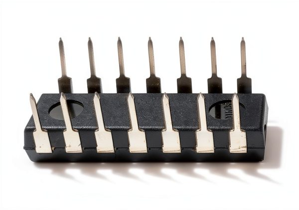 TL074CN TL074 Quad Low-Noise JFET-Input Operational Amplifier IC & 14-Pin DIP Sockets with Machined Contact Pins (Pack of 15)-5