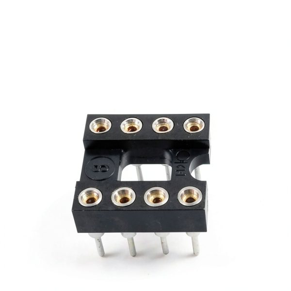 TL082CP Dual High Slew Rate JFET-Input Operational Amplifier Op-Amp IC DIP-8 & 8-Pin DIP Sockets with Machined Contact Pins (Pack of 1)-5
