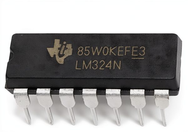 LM324N TI Quadruple Amplifier Low Power Wide Supply (Pack of 5)-1