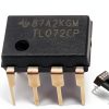 TL072CP IC Operational Amplifier & 8-Pin DIP Sockets with Machined Contact Pins (Pack of 12)-4
