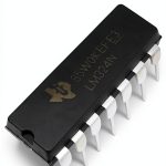 LM324N TI Quadruple Amplifier Low Power Wide Supply (Pack of 5)-0