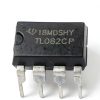 TL082CP Dual High Slew Rate JFET-Input Operational Amplifier Op-Amp IC DIP-8 & 8-Pin DIP Sockets with Machined Contact Pins (Pack of 1)-3