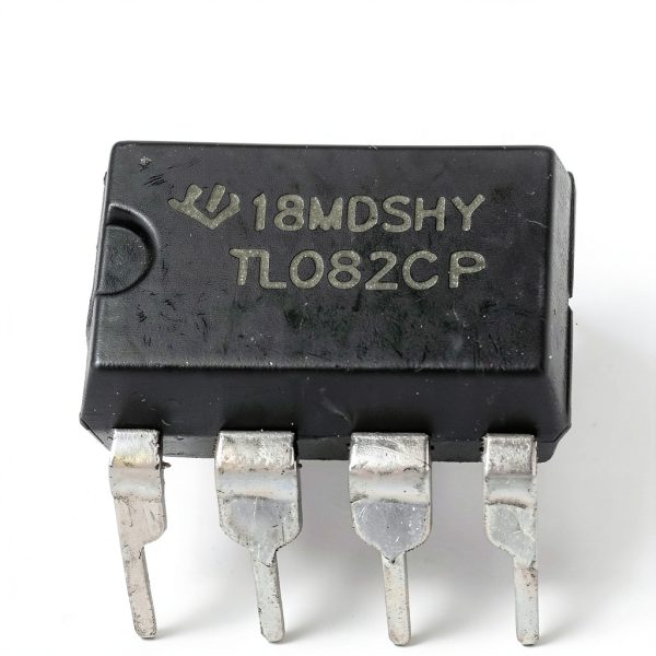 TL082CP Dual High Slew Rate JFET-Input Operational Amplifier Op-Amp IC DIP-8 & 8-Pin DIP Sockets with Machined Contact Pins (Pack of 1)-3
