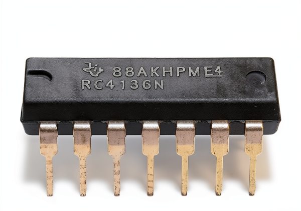 RC4136N RC4136 Quad Low Noise 30V Operational Amplifier Op Amp Breadboard-Friendly IC DIP-14 (Pack of 10)-0