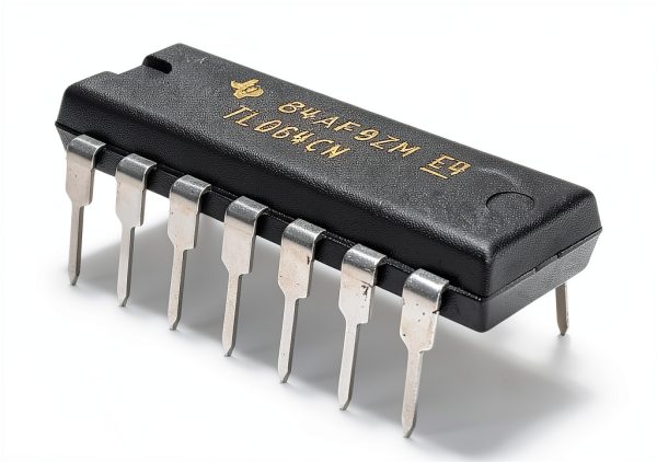 TL064CN TL064 Quad Low-Power JFET-Input Operational Amplifier Op Amp Breadboard-Friendly IC DIP-14 (Pack of 5)-1