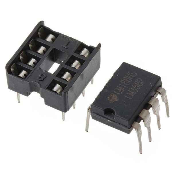 40pcs(20pcs LM358+20pcs 8P IC Block) Precision Dual Operational Amplifier 3V to 32 V,8-Pin-3